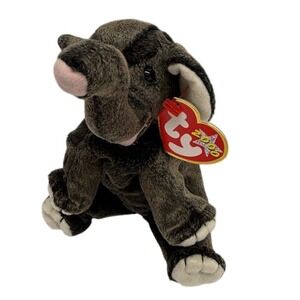 Ty Beanie Baby Trumpet Elephant 2000 Plush Stuffed Animal Toy